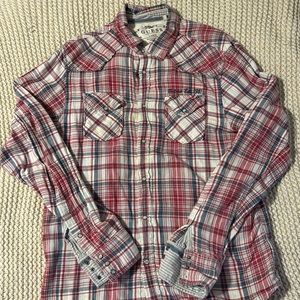 Guess Men’s Long Sleeve Dress Shirt Large